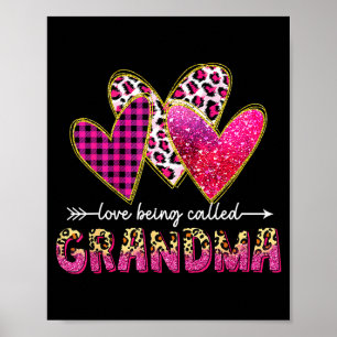Liebe, Oma Valentine zum Muttertag genannt zu werd Poster