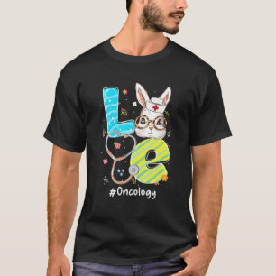 LIEBE Onkologie Bunny Lover Stethoscope Ostertag O T-Shirt