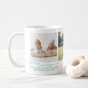 Liebe Opa Drei-Foto-Collage Kaffeetasse