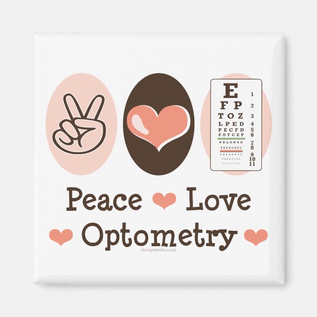 Liebe Optometrie Magnet (Vorne)