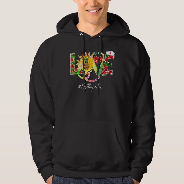 Liebe Orthopädische Krankenschwester Watermelon An Hoodie (Vorderseite)