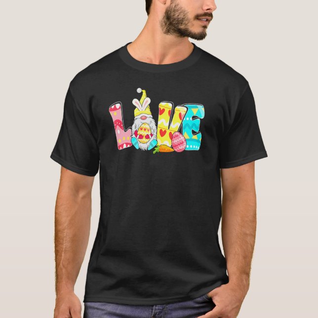 Liebe Ostergeburt Ei Jagd Gewitter Ostern Männer F T-Shirt (Vorderseite)