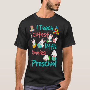 Liebe Ostern Vorschullehrer Bunny Niedlich Hap T-Shirt