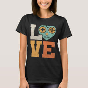 Liebe Outfit Vintages Videospiel Kostüm Retro-Gami T-Shirt