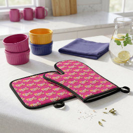 LIEBE Oven Mitt & Pot Holding Set