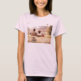 Liebe Paar blassrosa Farbe für Frauen T - Shirt