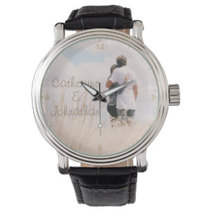 Liebe Paare Zahlen für Fotovorlagen Armbanduhr