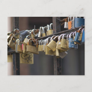Liebe Padlocks, Prag Postkarte