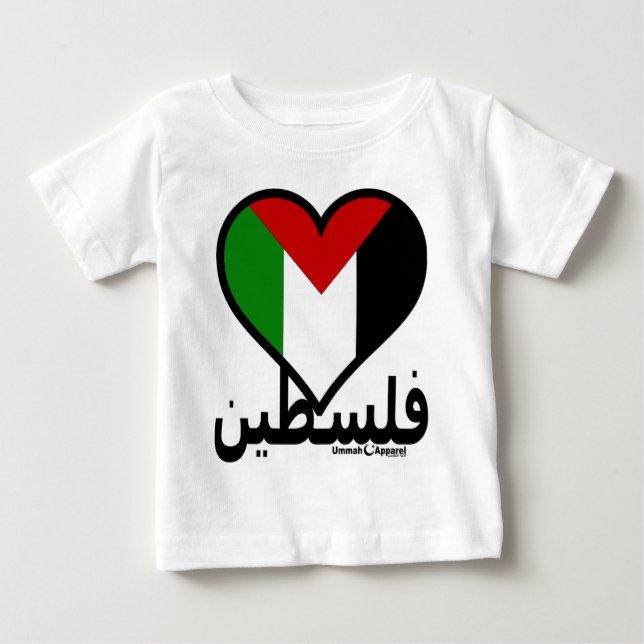 Liebe Palästina Baby T-shirt (Vorderseite)