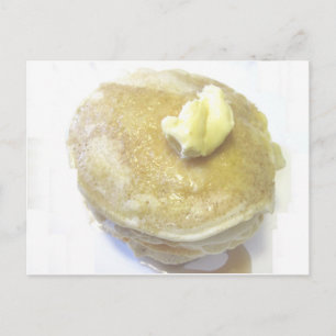 Liebe Pancakes Postkarte