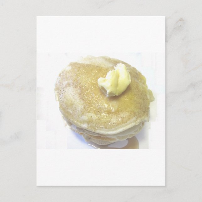 Liebe Pancakes Postkarte (Vorderseite)
