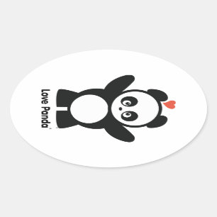 Liebe Panda® Aufkleber