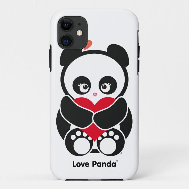 Liebe Panda® Case-Mate iPhone Hülle (Rückseite)