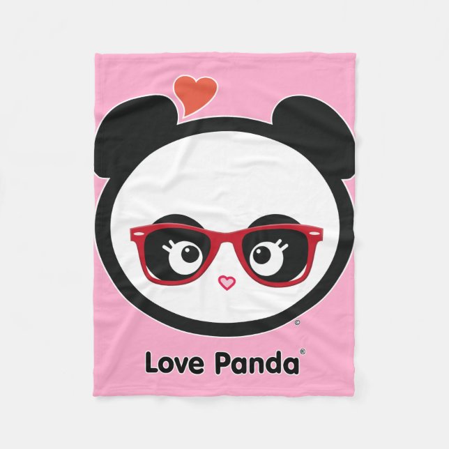 Liebe Panda® Fleece-Decke Fleecedecke (Vorderseite)