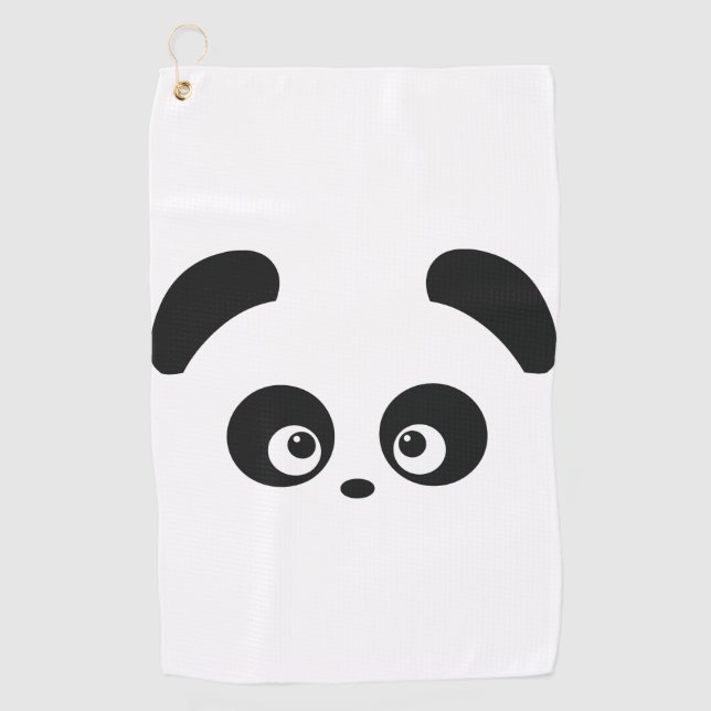 Liebe Panda® Golfhandtuch (Vorderseite)