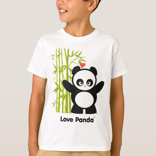 Liebe Panda® Kinder Sweatshirt T-Shirt (Vorderseite)