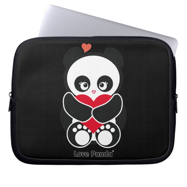 Liebe Panda® Laptop-Hülse Laptopschutzhülle (Vorderseite)