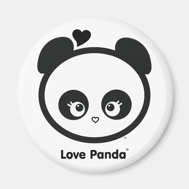 Liebe Panda® Magnet (Vorne)