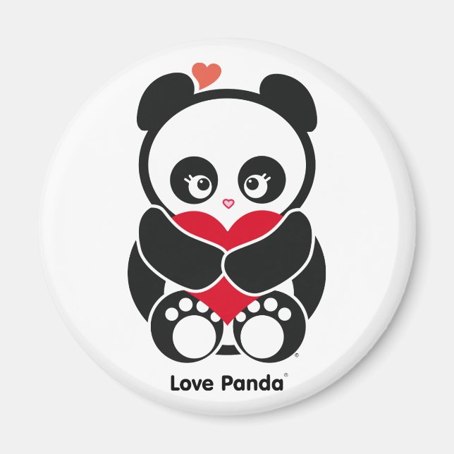Liebe Panda® Magnet (Vorne)