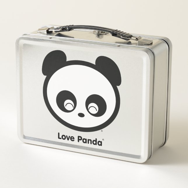 Liebe Panda® Metall Brotdose (Rückseite)