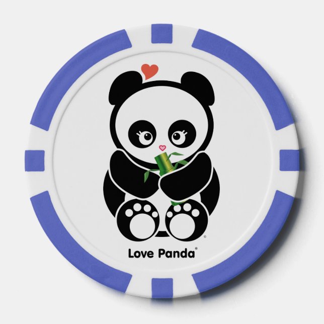 Liebe Panda® Pokerchips (Vorderseite)