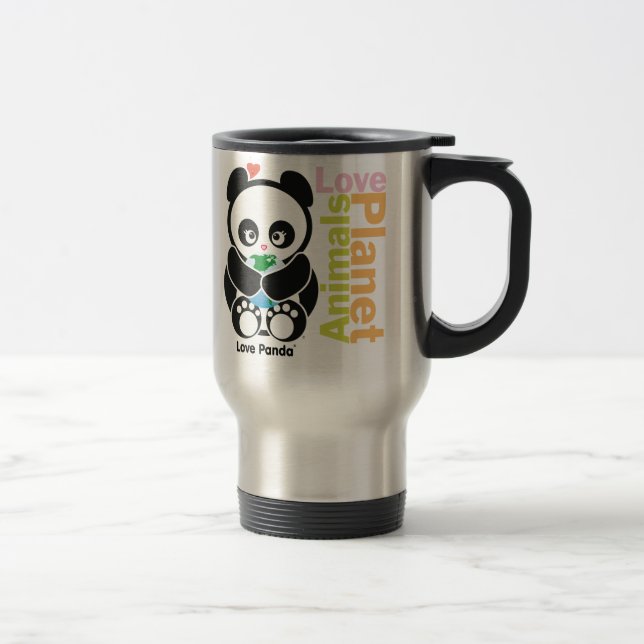 Liebe Panda® Reise-Tasse Reisebecher (Rechts)