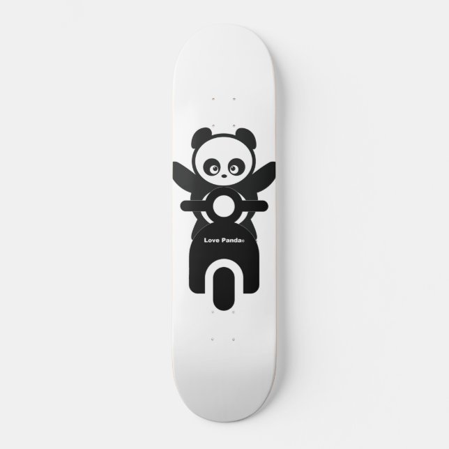 Liebe Panda® Skateboard (Vorderseite)