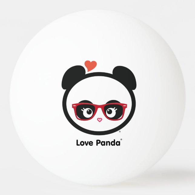 Liebe Panda® Tischtennisball (Vorderseite)
