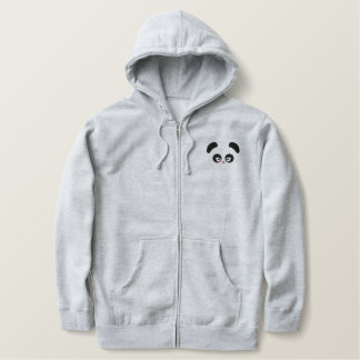 Liebe Panda® ZipHoodie Bestickter Hoodie