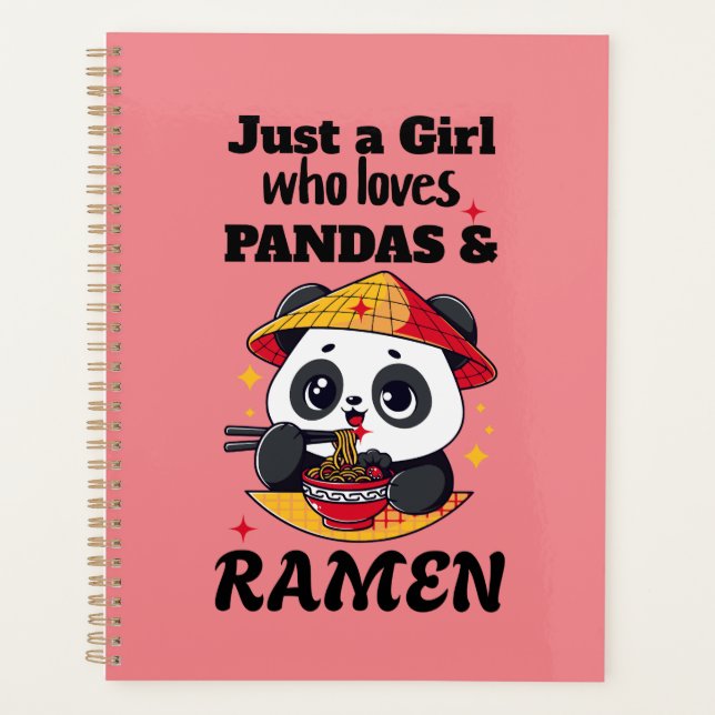 Liebe Pandas und Ramen Planer (Vorderseite)