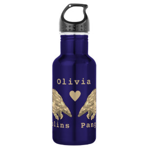 Liebe Pangolins Gefährdete Tierart Olivia Name Edelstahlflasche