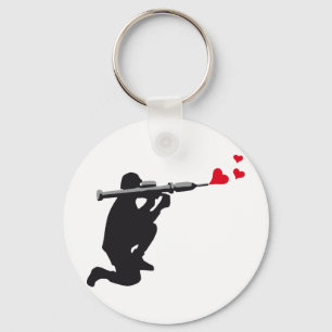 Liebe Panzerfaust Schlüsselanhänger