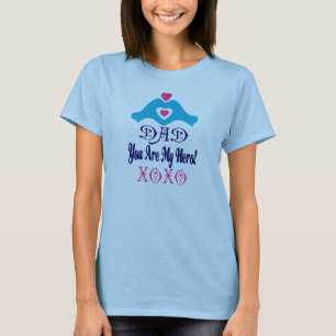 ❤↷Liebe Papa, du bist mein Held Vintage-inspiriert T-Shirt