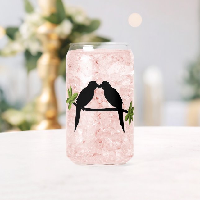 Liebe Papagei Dosenglas (Insitu (Hochzeit))