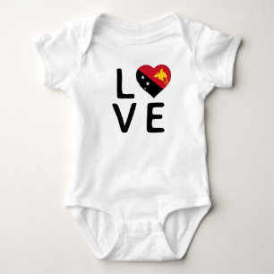 Liebe - Papua-neue Guinea Baby Strampler