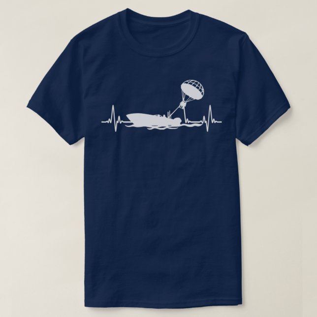 Liebe Parasailing Heartbea T-Shirt (Design vorne)