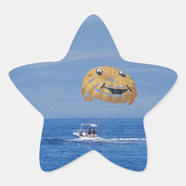 Liebe Parasailing Stern-Aufkleber (Vorderseite)