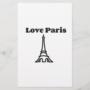 Liebe Paris Briefpapier