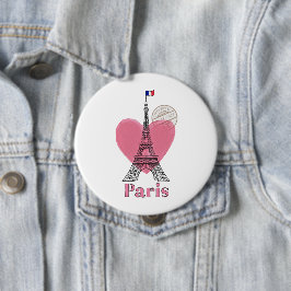 Liebe Paris Button
