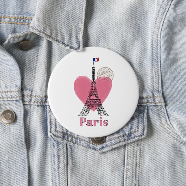 Liebe Paris Button (Beispiel)