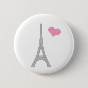 Liebe Paris Button Button