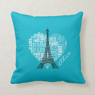 Liebe Paris Eiffelturm Kissen