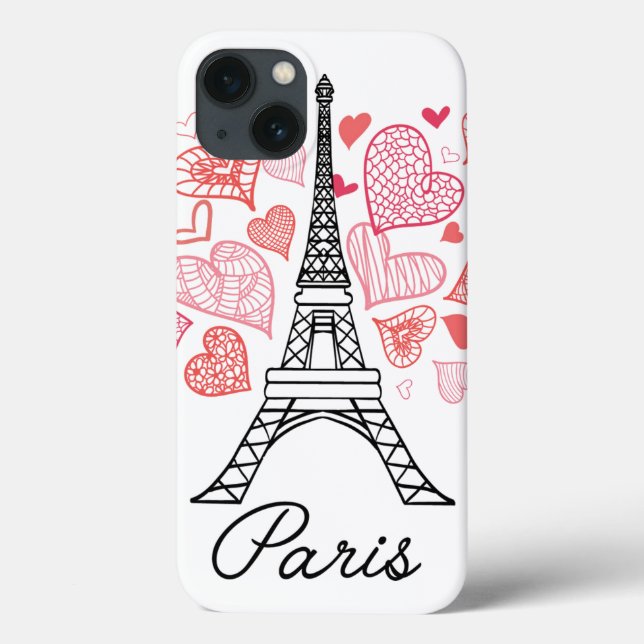 Liebe Paris, Frankreich Case-Mate iPhone Hülle (Rückseite)