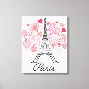 Liebe Paris, Frankreich Leinwanddruck
