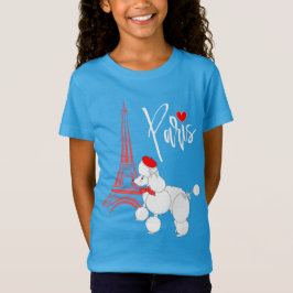 Liebe Paris French Poodle Super Niedlich T-Shirt