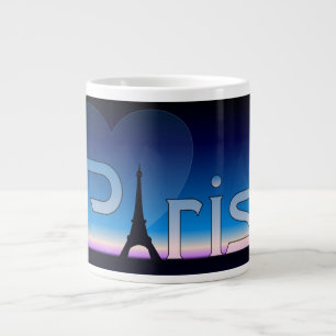 Liebe Paris Jumbo-Tasse