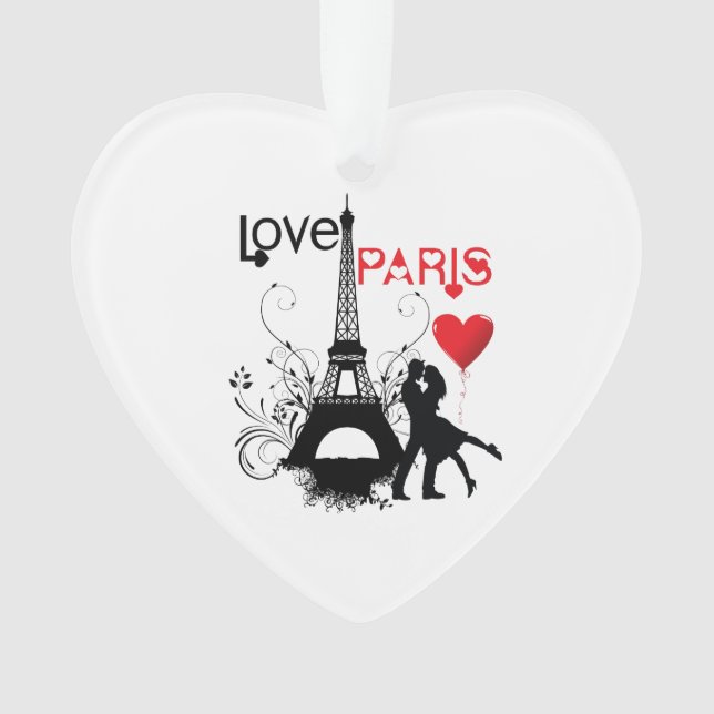 Liebe Paris Ornament (Vorderseite)