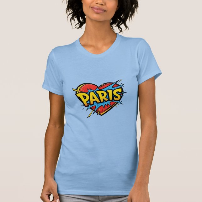Liebe Paris T-Shirt (Vorderseite)