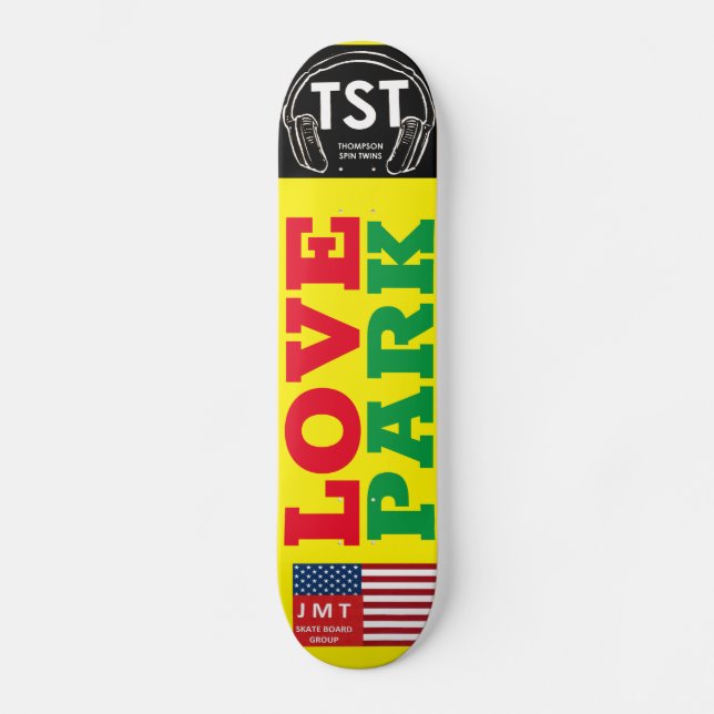 LIEBE PARK OFFIZIELL Skateboard (Vorderseite)