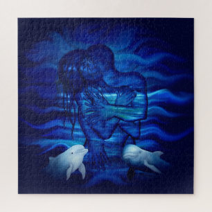 Liebe, Passionsakt - Paar mit Dolphin
